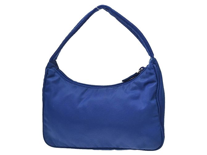 Prada Re-Edition 2000 Hobo Tessuto Mini Azul - vista 2