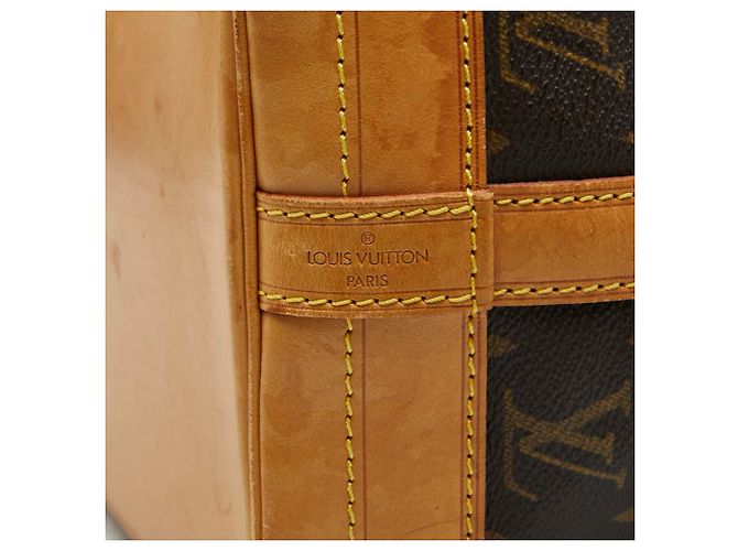 Borsa Louis Vuitton Monogram Noe One-Shoulder Bag Marrone Monogramma - vista 10