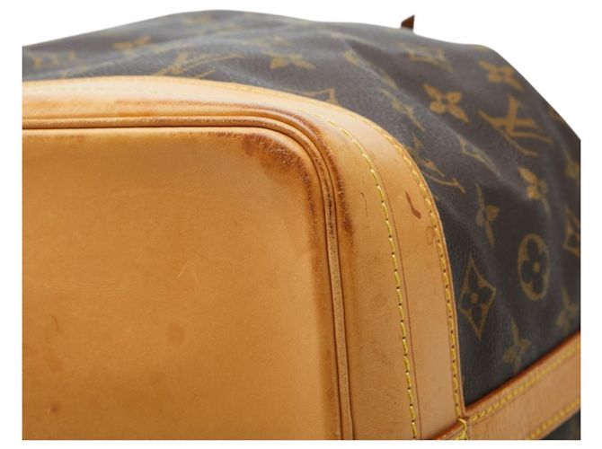 Borsa Louis Vuitton Monogram Noe One-Shoulder Bag Marrone Monogramma - vista 4