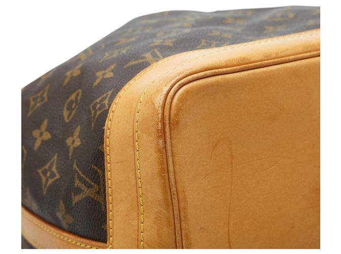 Borsa Louis Vuitton Monogram Noe One-Shoulder Bag Marrone Monogramma - vista 5