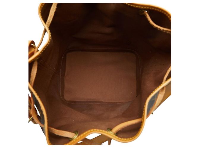 Borsa Louis Vuitton Monogram Noe One-Shoulder Bag Marrone Monogramma - vista 9