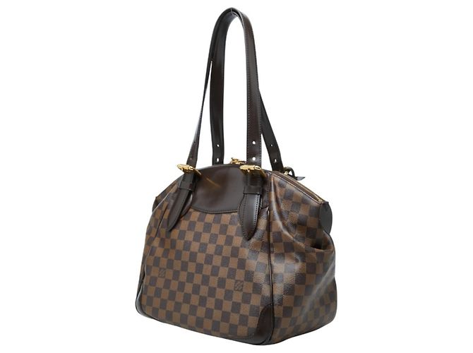 Borsa a tracolla Louis Vuitton Damier Verona MM Marrone Damier ebene - vista 2