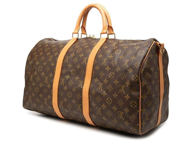 Louis Vuitton Monogram Keepall Bandoulière 50 Marrone Monogramma - vista 2