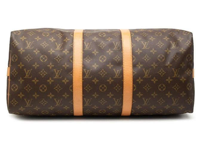 Louis Vuitton Monogram Keepall Bandoulière 50 Marrone Monogramma - vista 3