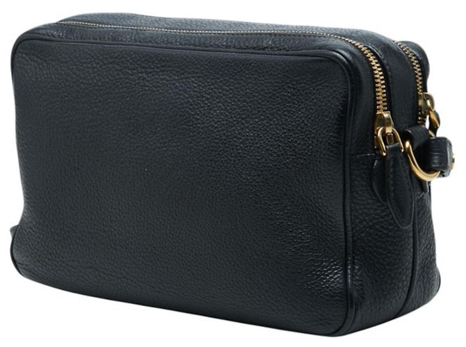 Bolsa Tiracolo Prada Logo Preto - vista 2