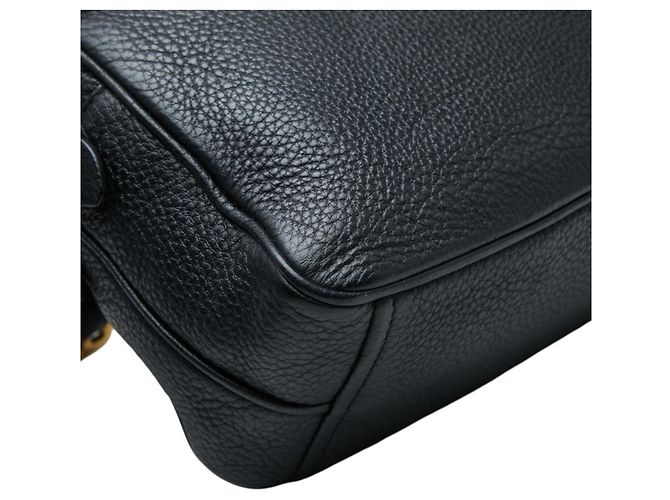 Bolsa Tiracolo Prada Logo Preto - vista 7