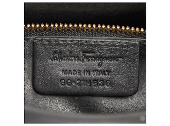 Borsa a tracolla con catena Salvatore Ferragamo Vara - vista 13