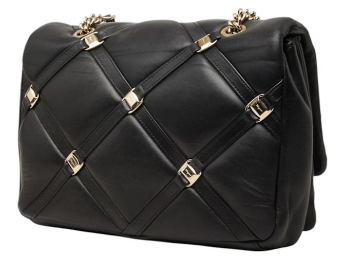 Borsa a tracolla con catena Salvatore Ferragamo Vara - vista 2