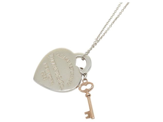 Autre Marque Collana con pendente a chiave Return to Heart di Tiffany & Co. Argento - vista 3