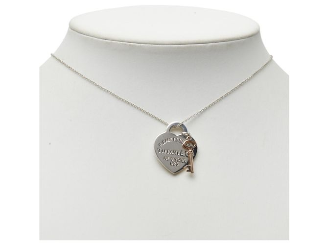 Autre Marque Collana con pendente a chiave Return to Heart di Tiffany & Co. Argento - vista 7