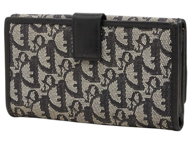 Cartera larga Christian Dior Dior Trotter Negro Crudo - vista 2
