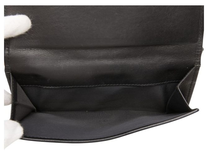 Cartera larga Christian Dior Dior Trotter Negro Crudo - vista 6
