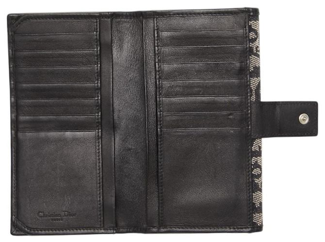 Cartera larga Christian Dior Dior Trotter Negro Crudo - vista 7