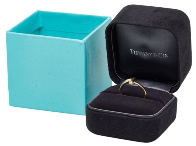 Autre Marque Anello Tiffany & Co. T One Narrow in oro giallo 18K - vista 7