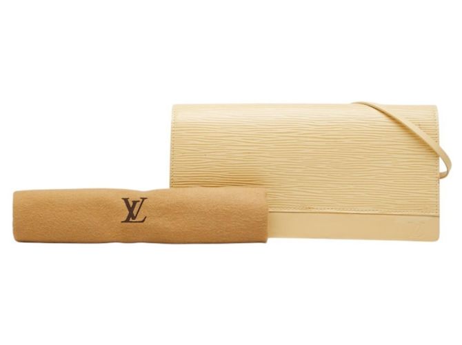 Borsa a tracolla Louis Vuitton Epi Honfleur Beige - vista 9