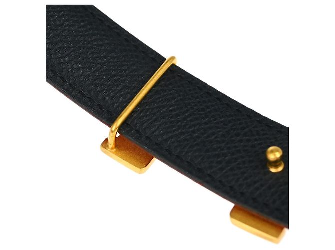 Hermès Ceinture réversible Hermes Constance en cuir Medium Rouge - vue 5