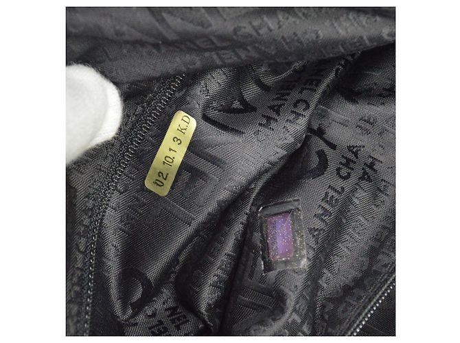 Chanel Square Stitch Boston Quilted Leather Preto - vista 5