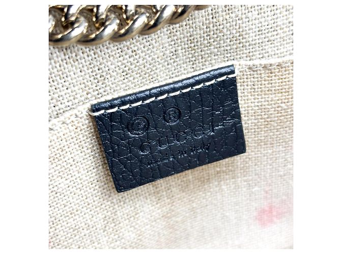 Gucci Interlocking Patent Small Schwarz - Ansicht 6