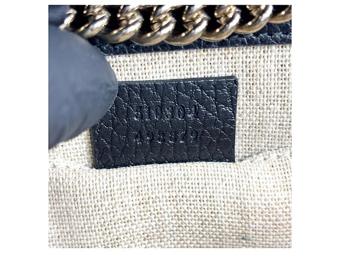 Gucci Interlocking Patent Small Schwarz - Ansicht 7