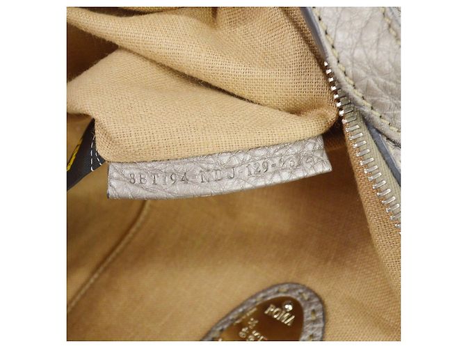 Fendi Selleria Front Pocket Leather Large Braun - Ansicht 5