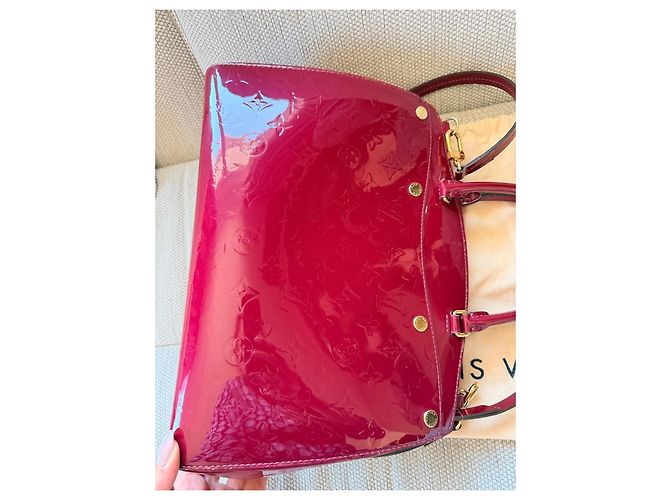 Louis Vuitton Monogram Vernis Alma BB Handtasche - Dunkelrot Bordeaux - Ansicht 4