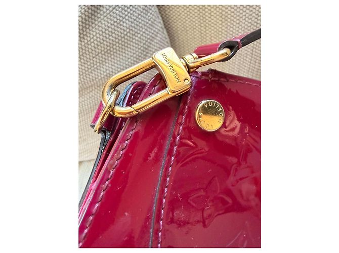 Louis Vuitton Monogram Vernis Alma BB Handtasche - Dunkelrot Bordeaux - Ansicht 7