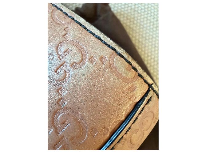 Gucci Emily Schultertasche aus Leder mit geprägtem Monogramm Pink - Ansicht 7