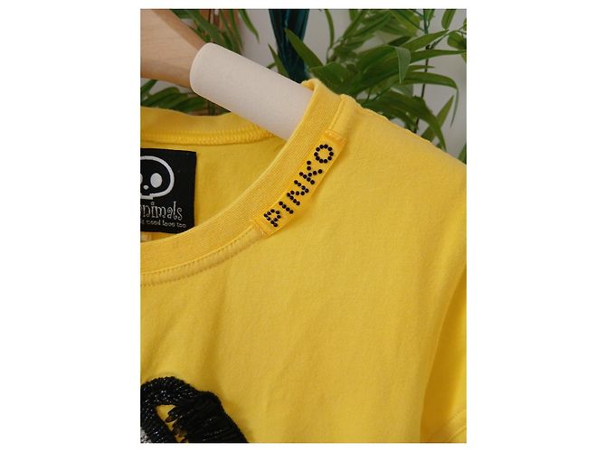 Camiseta Gráfica Pinko x Skelanimals Amarilla - vista 2