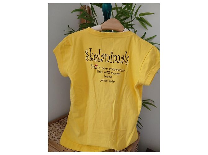 Camiseta Gráfica Pinko x Skelanimals Amarilla - vista 3