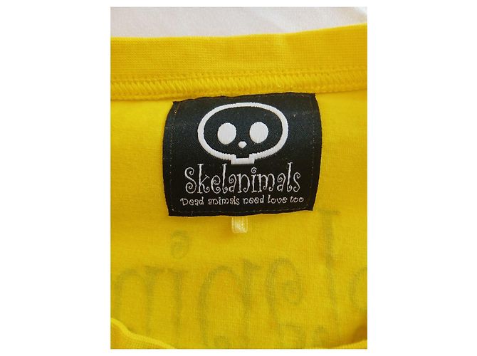 Camiseta Gráfica Pinko x Skelanimals Amarilla - vista 6