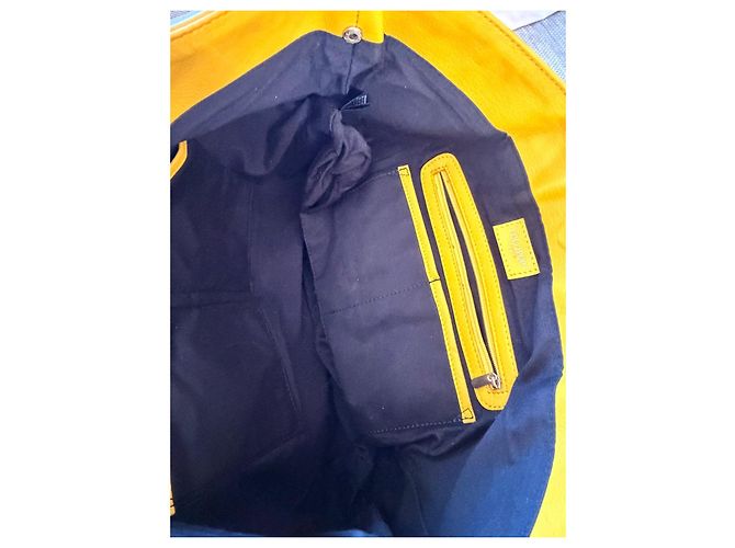Autre Marque Borsa tote Lollipops Paris in pelle intrecciata gialla D'oro Giallo - vista 7