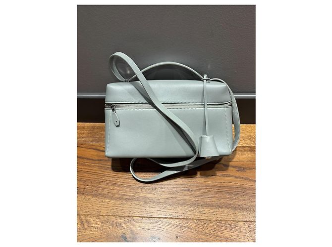 Loro Piana Borsa Open Walk L 27 Grigio - vista 2