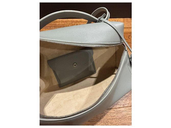 Loro Piana Borsa Open Walk L 27 Grigio - vista 6