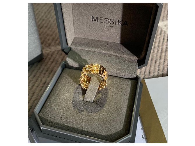 Messika Diamantring Smaragd-Schliff Golden - Ansicht 6