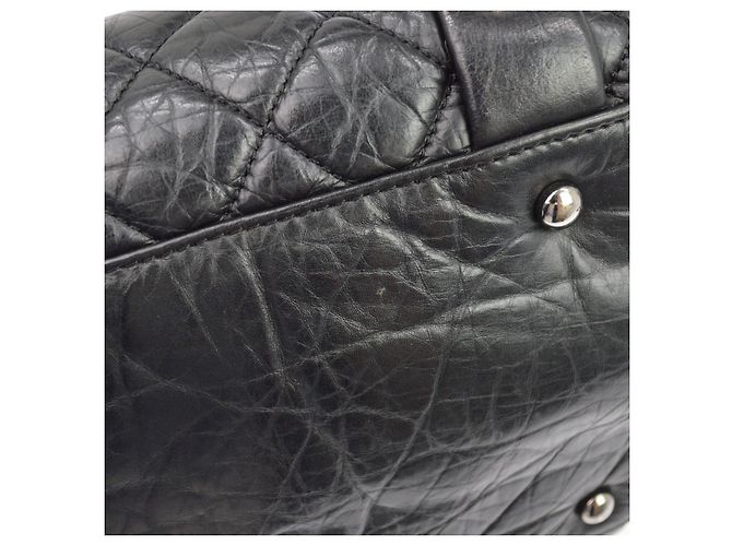 Chanel Lady Braid Bowler Quilted Distressed Calfskin Large Schwarz - Ansicht 6