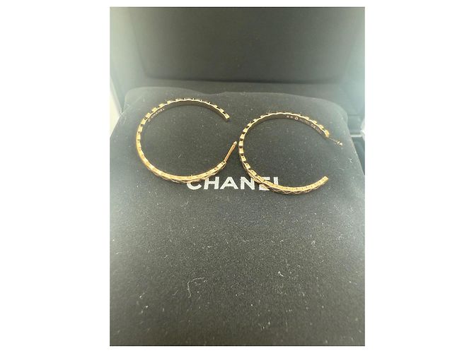 Chanel Coco Crush Ohrringe Diamant-Muster Roségold Golden - Ansicht 7
