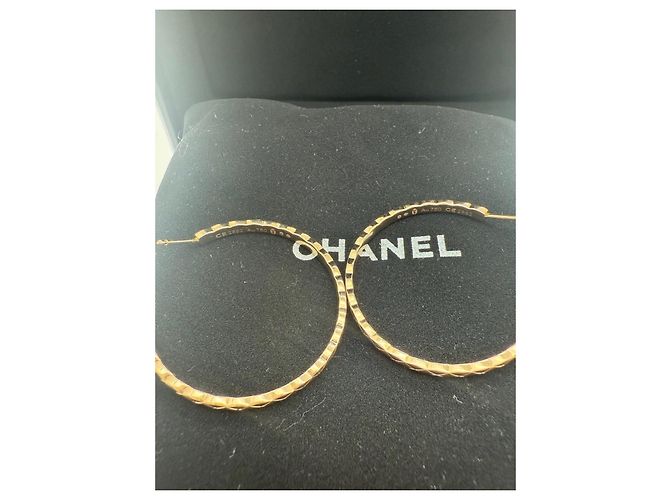 Chanel Coco Crush Ohrringe Diamant-Muster Roségold Golden - Ansicht 9