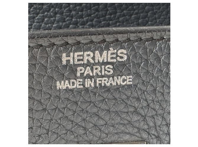 Hermès Bolsa de mão Hermes Birkin 35 Azul - vista 12