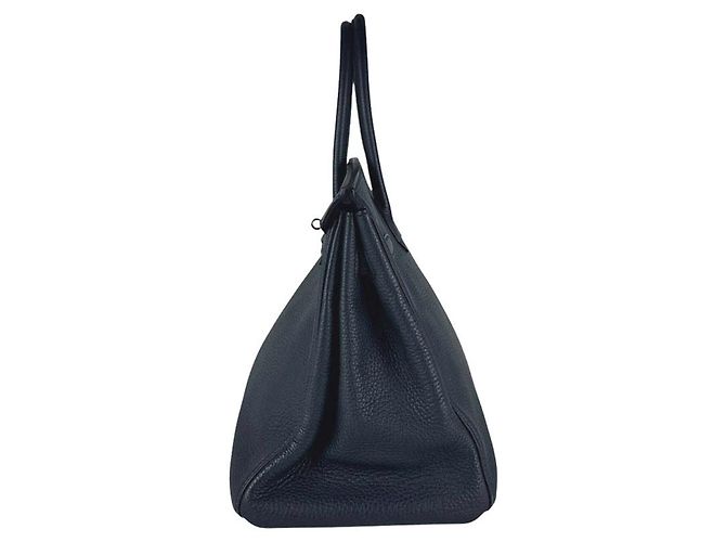Hermès Bolsa de mão Hermes Birkin 35 Azul - vista 2