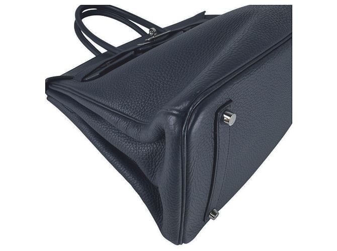 Hermès Bolsa de mão Hermes Birkin 35 Azul - vista 8