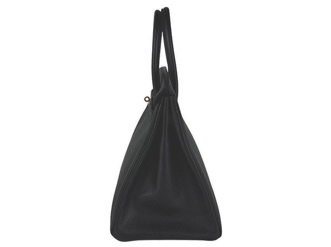 Hermès Sac à main Hermes Birkin 35 Noir - vue 2