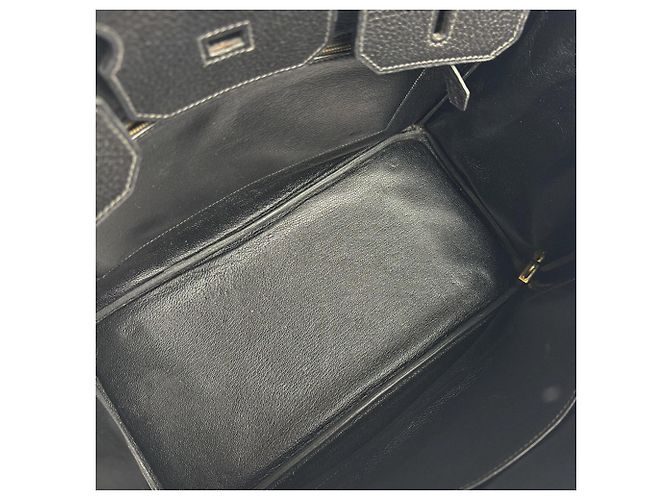 Hermès Sac à main Hermes Birkin 35 Noir - vue 5