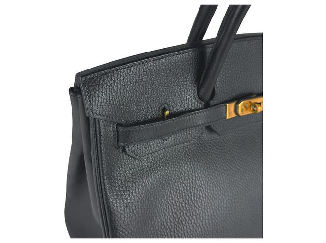 Hermès Sac à main Hermes Birkin 35 Noir - vue 6
