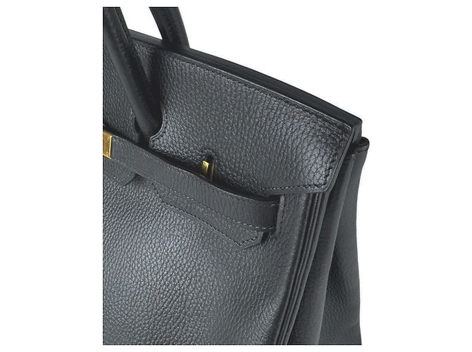 Hermès Sac à main Hermes Birkin 35 Noir - vue 7