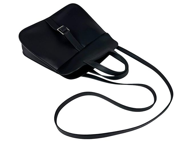 Hermès Bolsa Hermes Alzan Mini Veau Swift Preto - vista 12