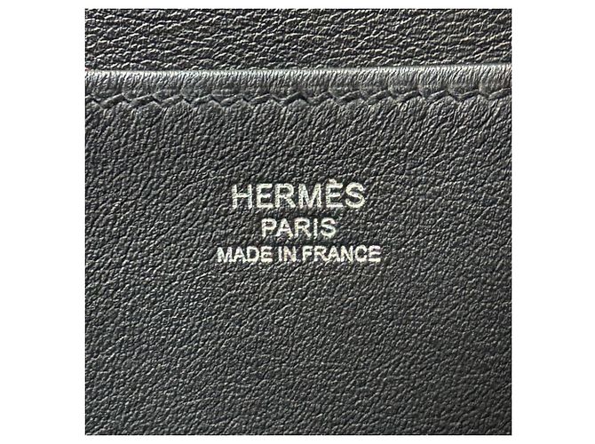 Hermès Bolsa Hermes Alzan Mini Veau Swift Preto - vista 13