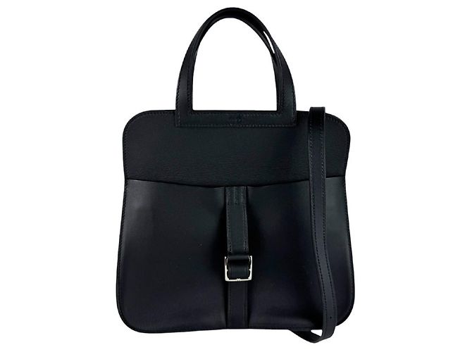 Hermès Bolsa Hermes Alzan Mini Veau Swift Preto - vista 2