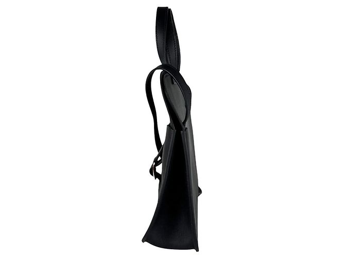 Hermès Bolsa Hermes Alzan Mini Veau Swift Preto - vista 3