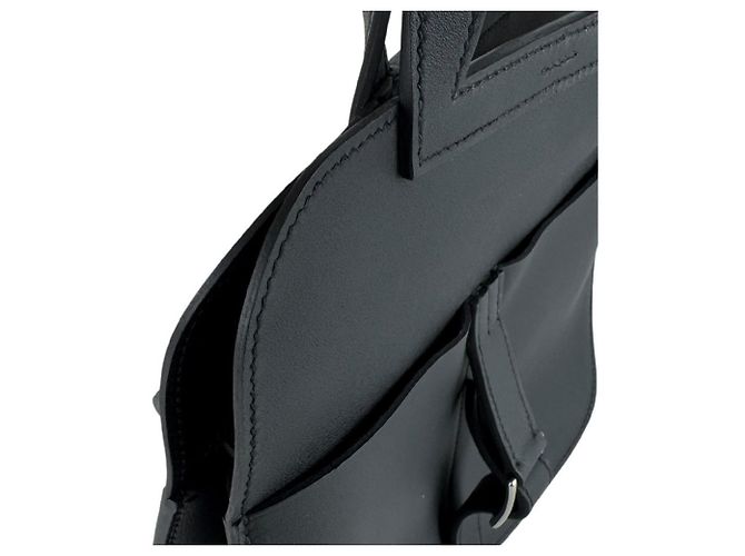 Hermès Bolsa Hermes Alzan Mini Veau Swift Preto - vista 8