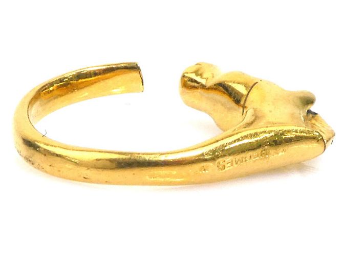 Ring Hermès Anello a Fascia in Oro Hermes - Design Cavallo D'oro - vista 3